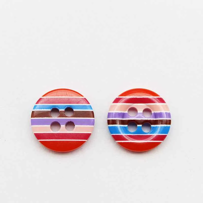 12mm Candy Color Resin Buttons for Kids' Shirts 100pcs