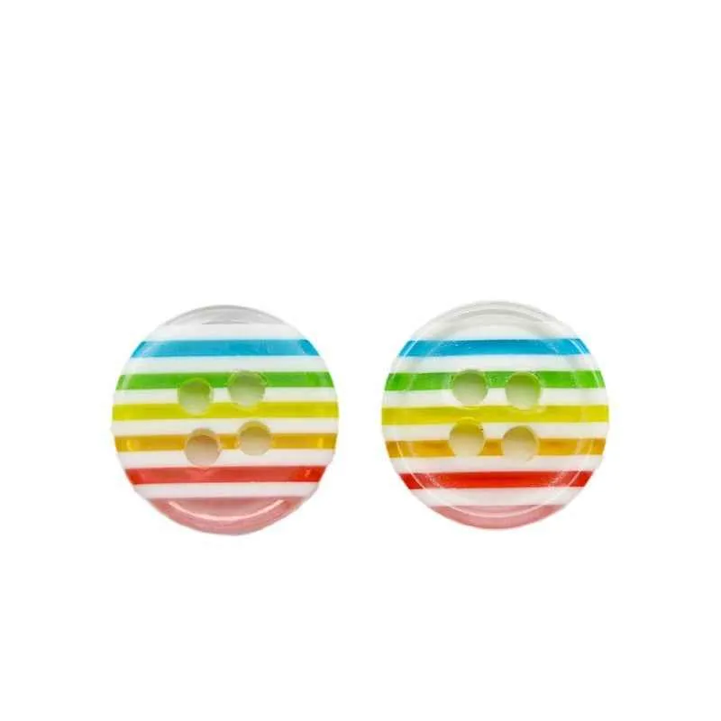 12mm Candy Color Resin Buttons for Kids' Shirts 100pcs