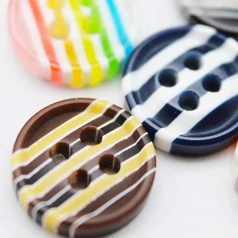 12mm Candy Color Resin Buttons for Kids' Shirts 100pcs