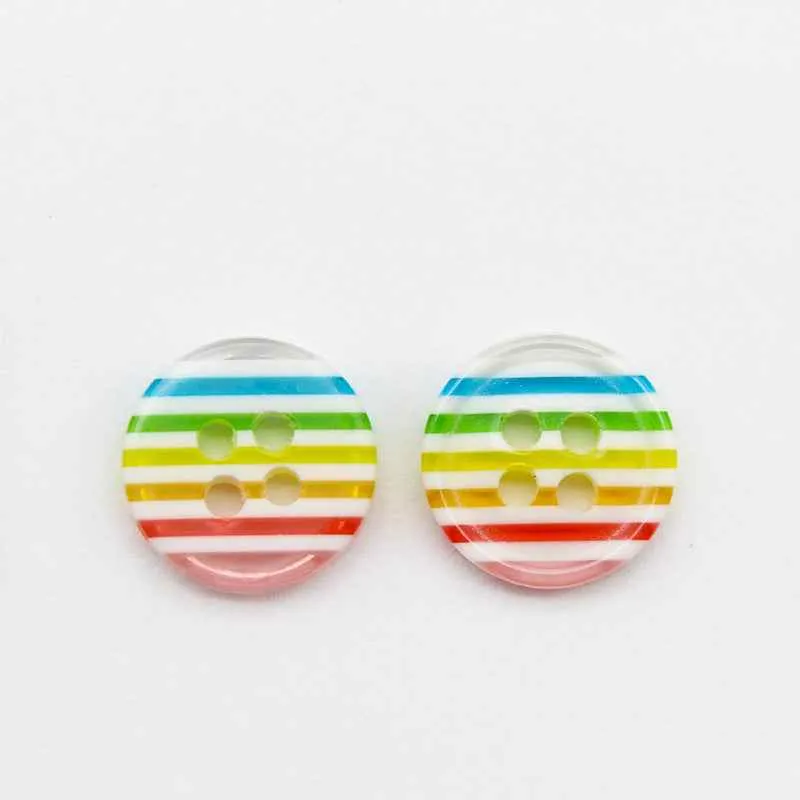12mm Candy Color Resin Buttons for Kids' Shirts 100pcs