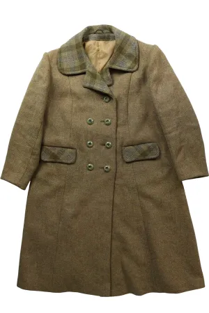 1960s Wool Tweed Pea Coat