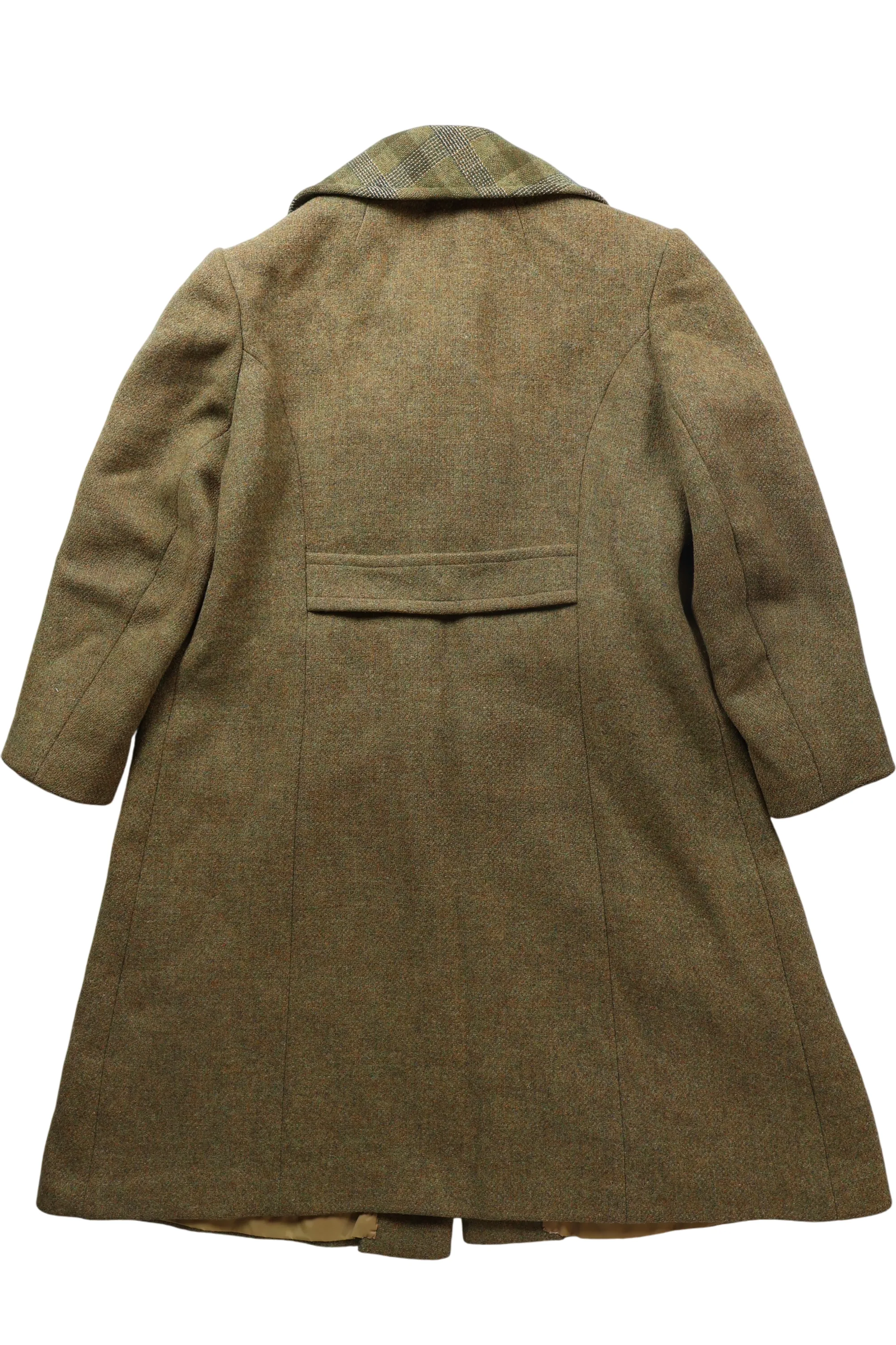 1960s Wool Tweed Pea Coat
