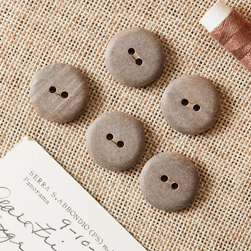 24L/32L Round Two-Hole Eco-Resin Buttons