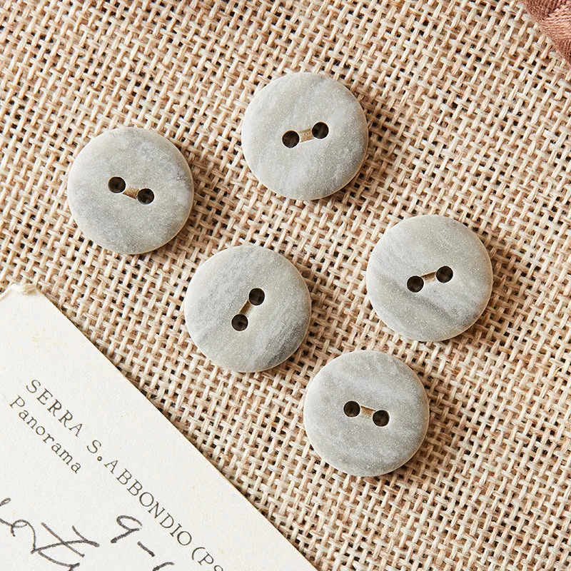 24L/32L Round Two-Hole Eco-Resin Buttons