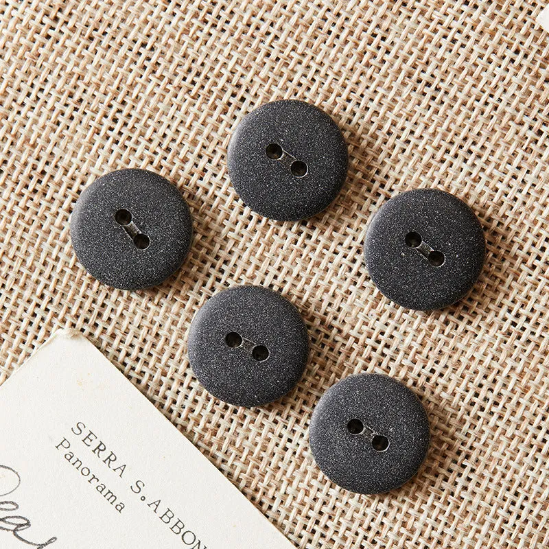 24L/32L Round Two-Hole Eco-Resin Buttons