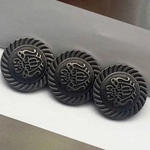 32L (20mm) British-Style Vintage Metal Coat Buttons 50PCS