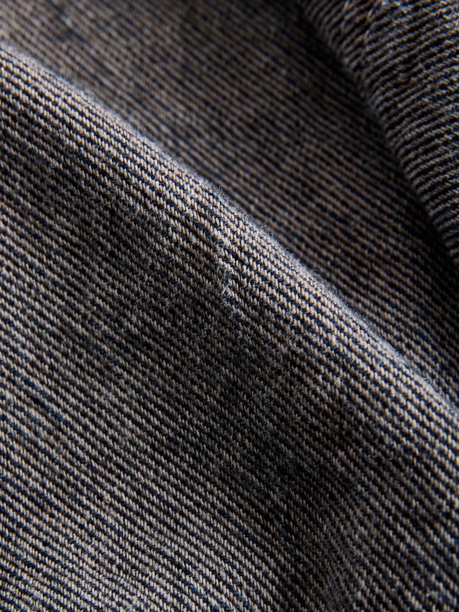 464 Webbing Fly Shirt in Saddened Wattle Denim