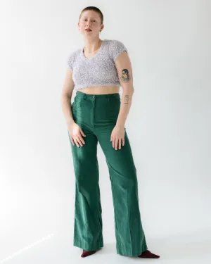 70s Emerald Corduroy Wide Leg Pants