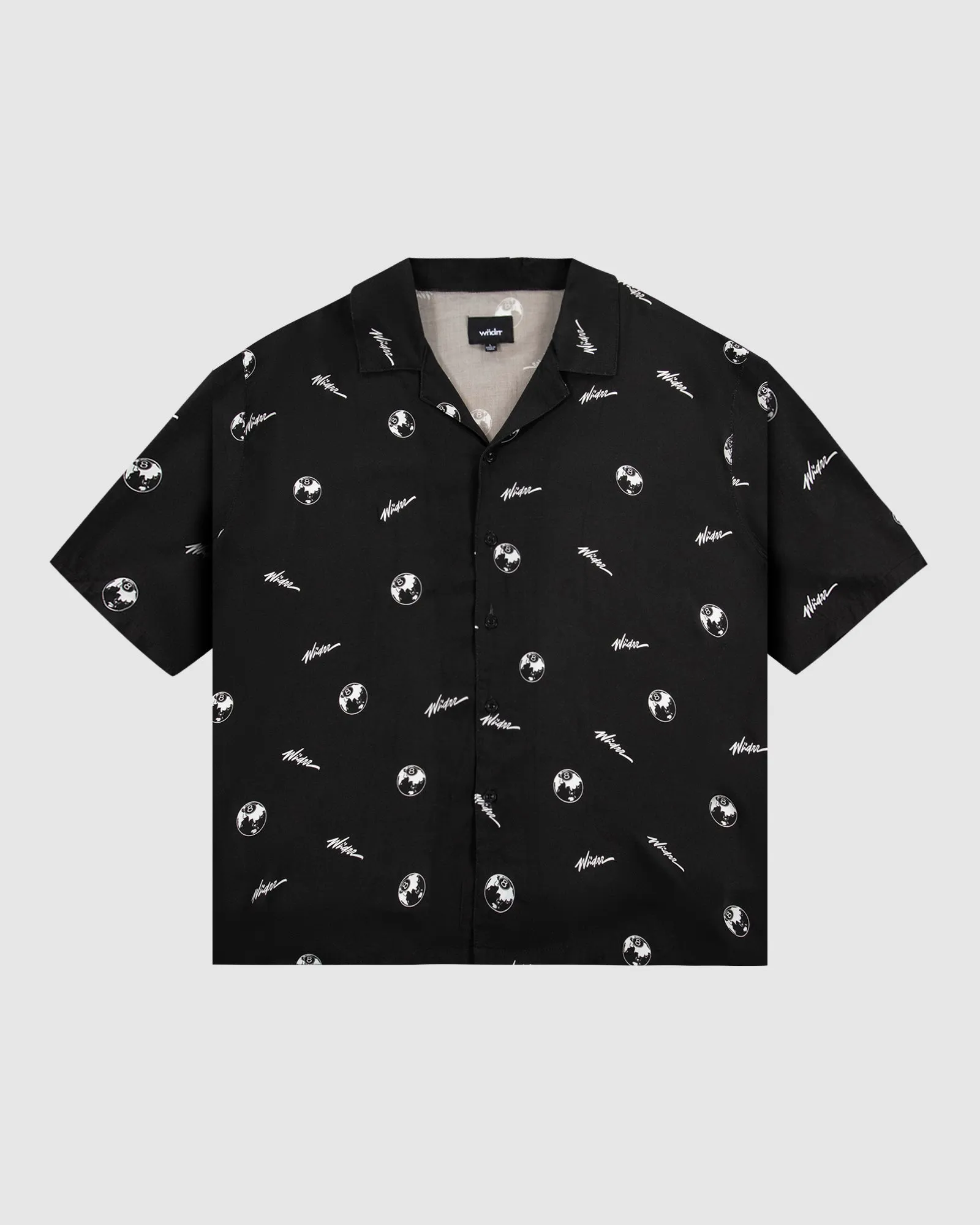 8 BALL S/S SHIRT - BLACK