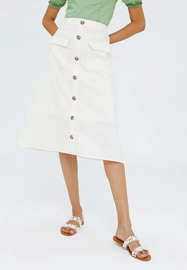A-line Midi Skirt
