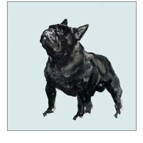 A Very Pastel Modern Dog III