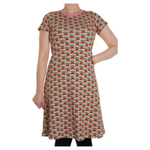 Adult's Radish - Pink Lady Short Sleeve A-Line Dress - 1 Left Size S
