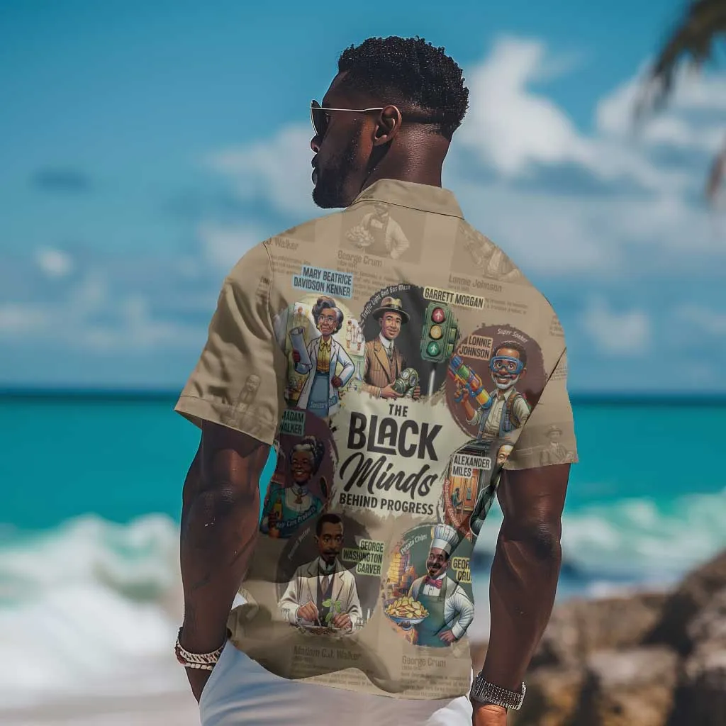 Africa Black Invention Hawaiian Shirt The Black Minds Behind Progress DT03