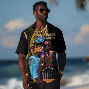 Africa Happy Kwanzaa Hawaiian Shirt Tribal Dance LT7