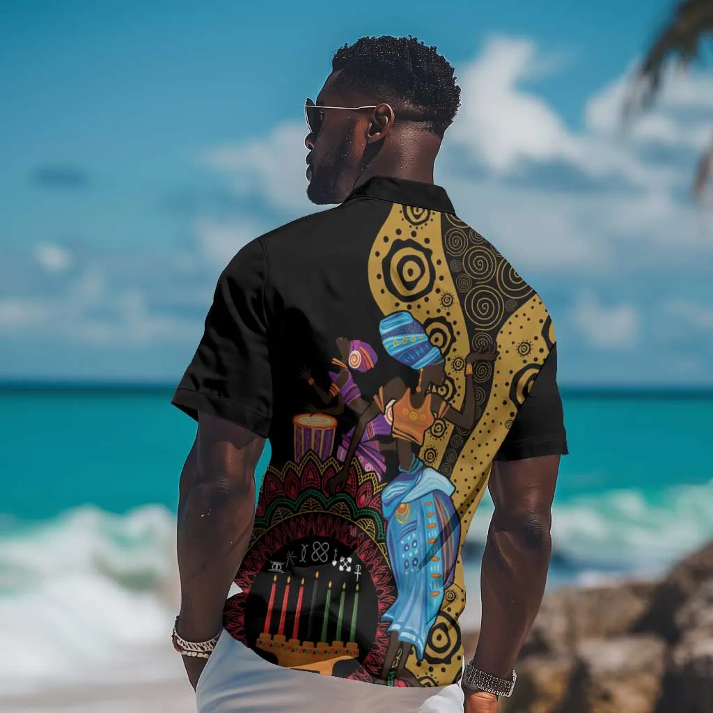 Africa Happy Kwanzaa Hawaiian Shirt Tribal Dance LT7
