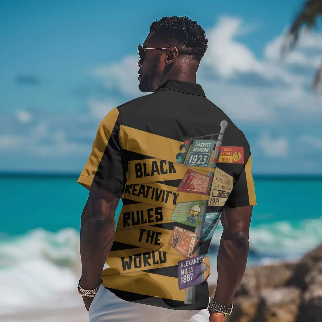 African Creativity Hawaiian Shirt Black Creativity Rules The World DT03