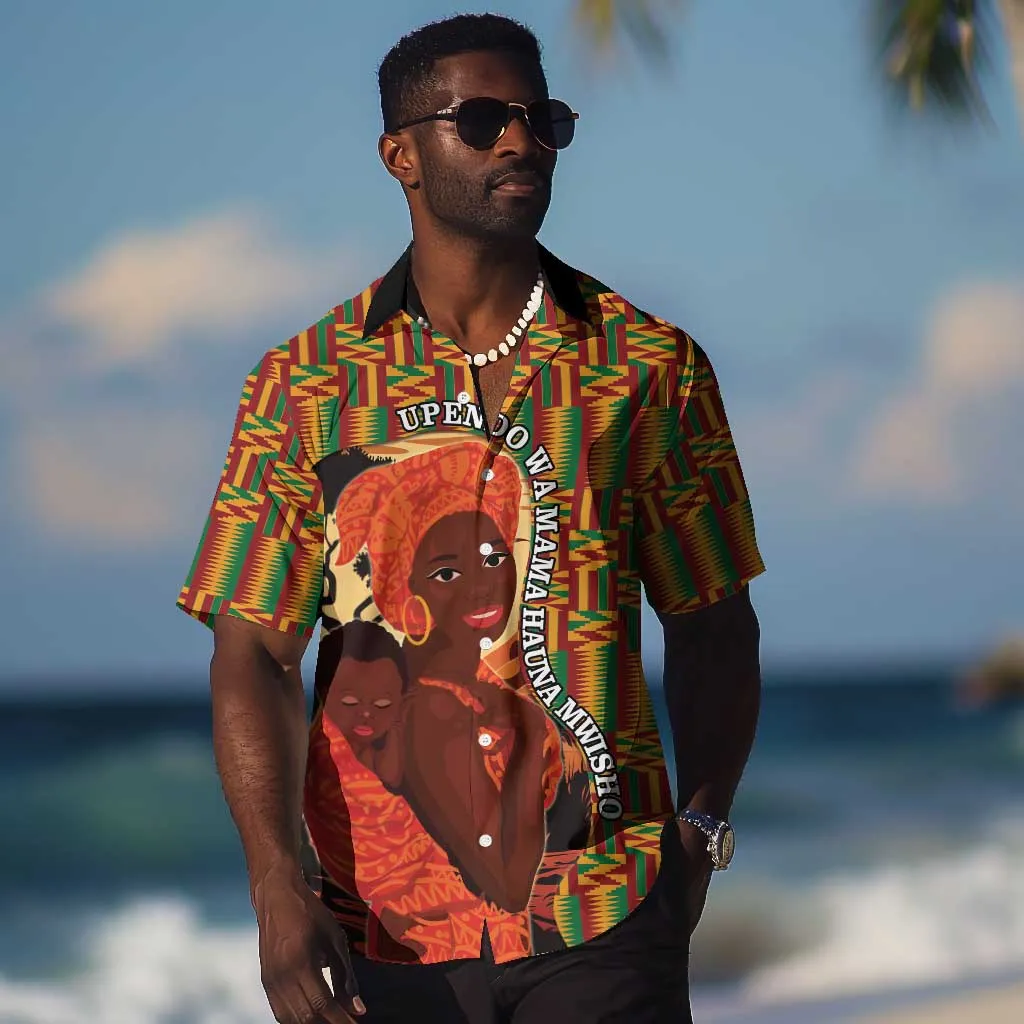 African Happy Mother's Day Hawaiian Shirt Black Mothers Kente Pattern LT15
