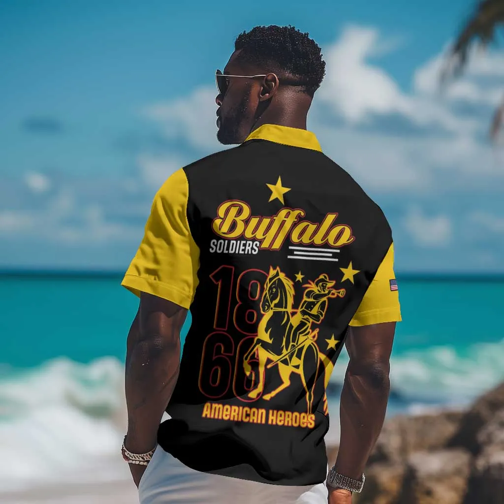 Afro-Americans Buffalo Soldiers Hawaiian Shirt 9th and 10th Cavalry Regiment LT15