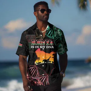 Afro Kenya Hawaiian Shirt Kenyan Is In My DNA - Jamhuri Day LT14