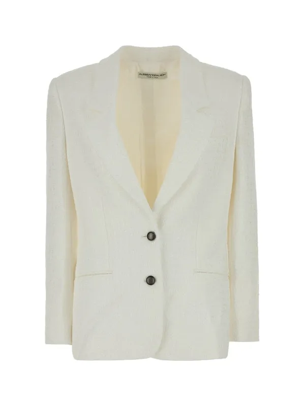 Alessandra Rich White Tailored Jackets