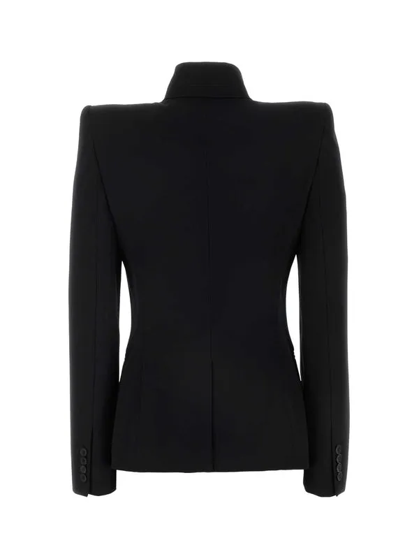 Alexander Mcqueen Black Tailored Jackets