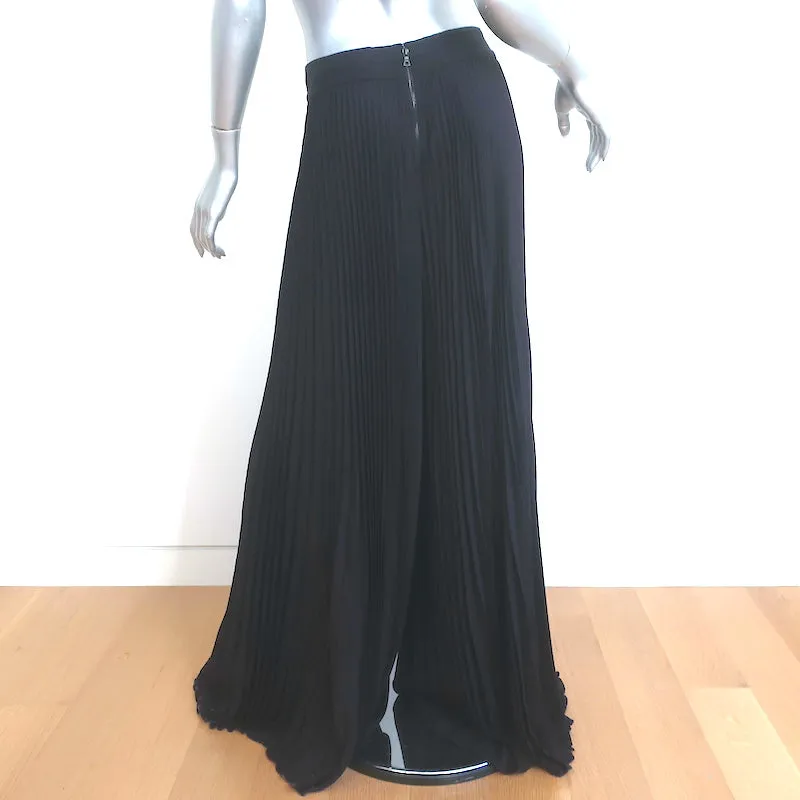 Alice   Olivia Copen Pleated Wide Leg Pants Black Size 8 NEW