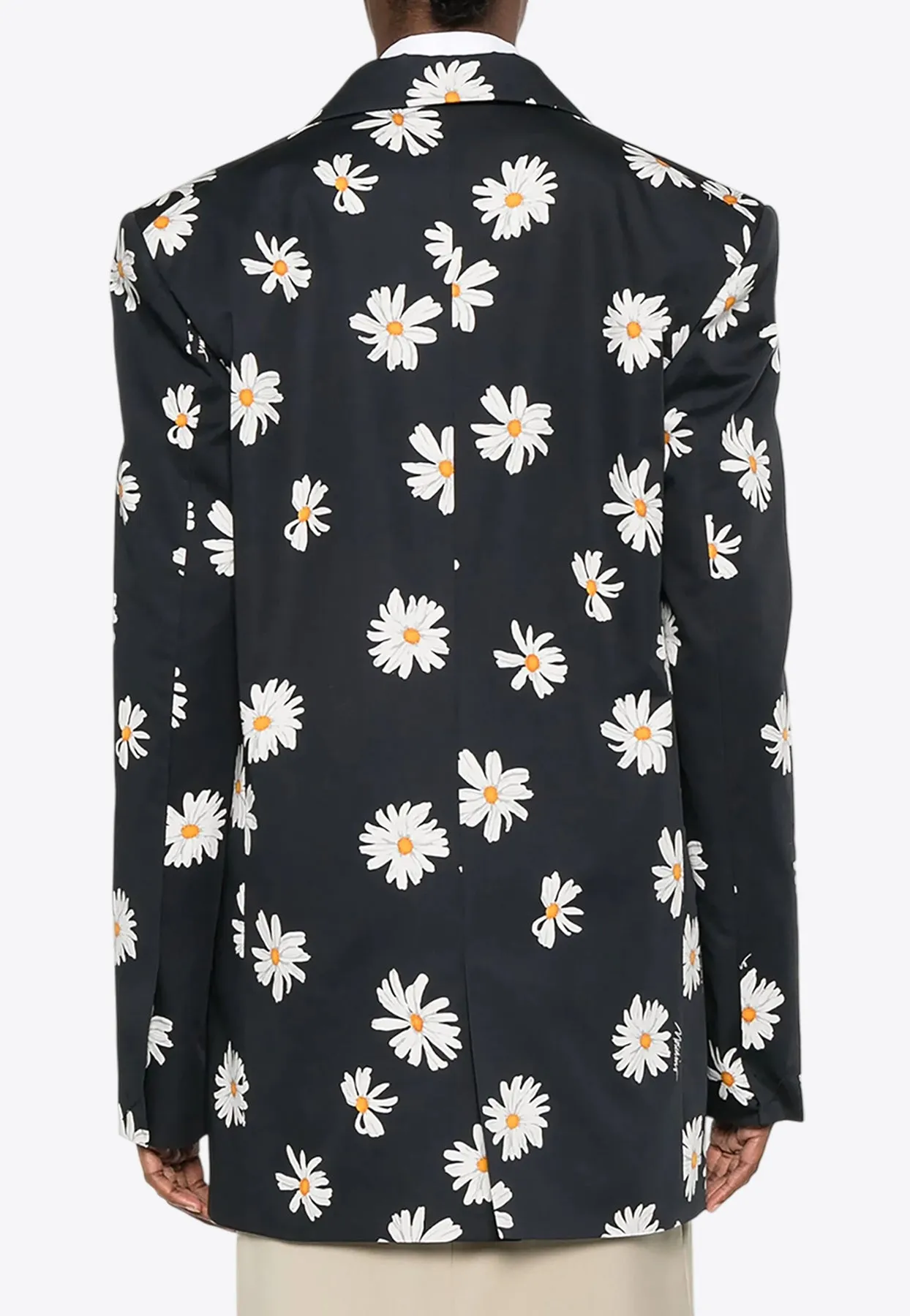 All-Over Daisy Print Blazer