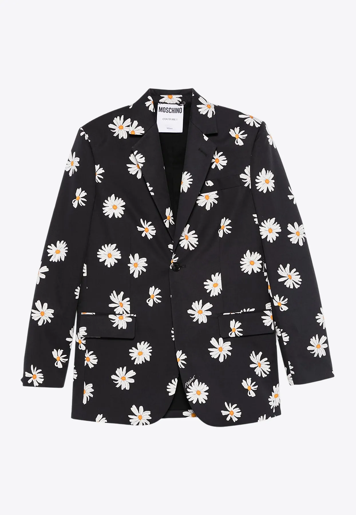 All-Over Daisy Print Blazer