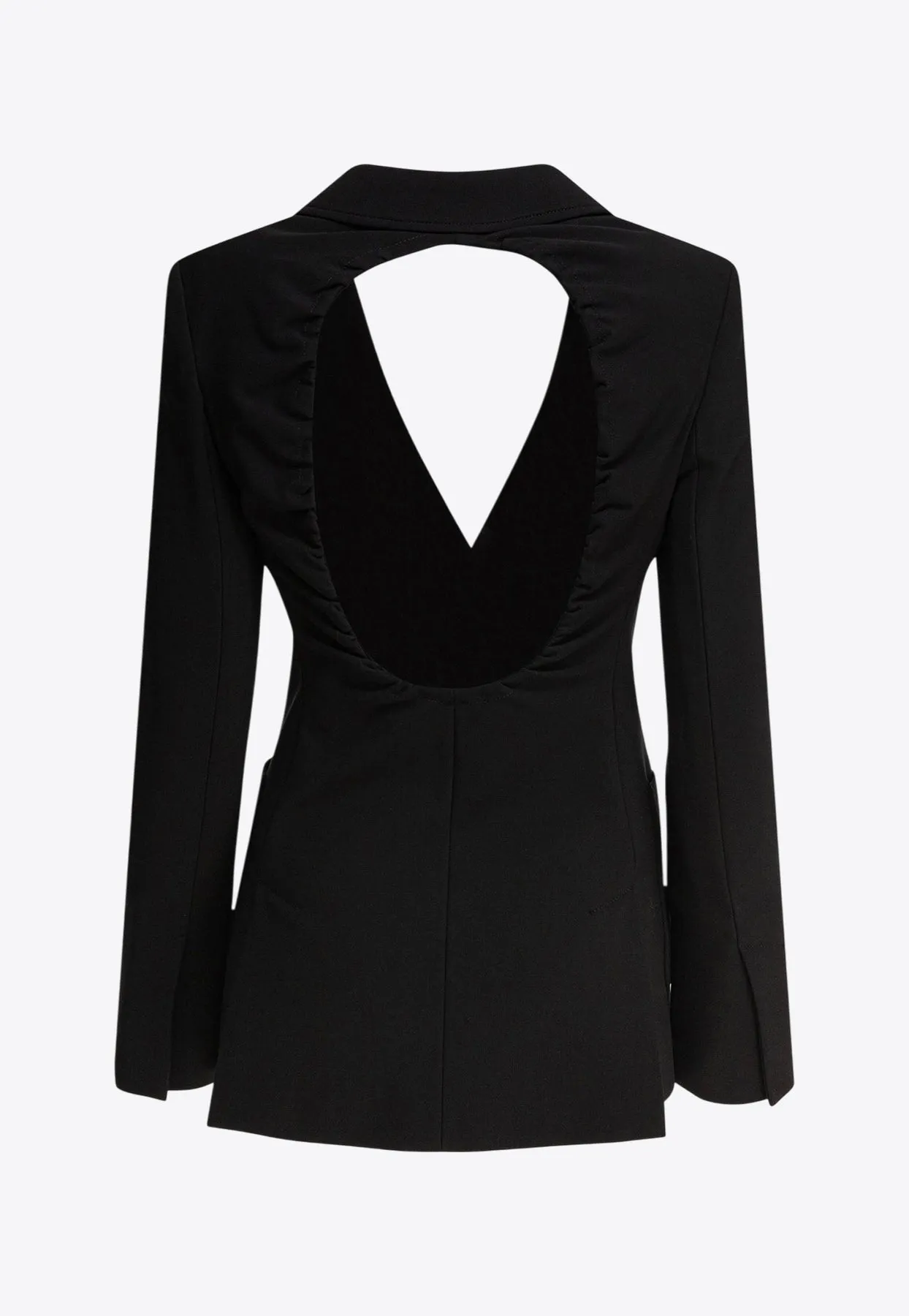 Anagni Single-Breasted Cut-Out Blazer