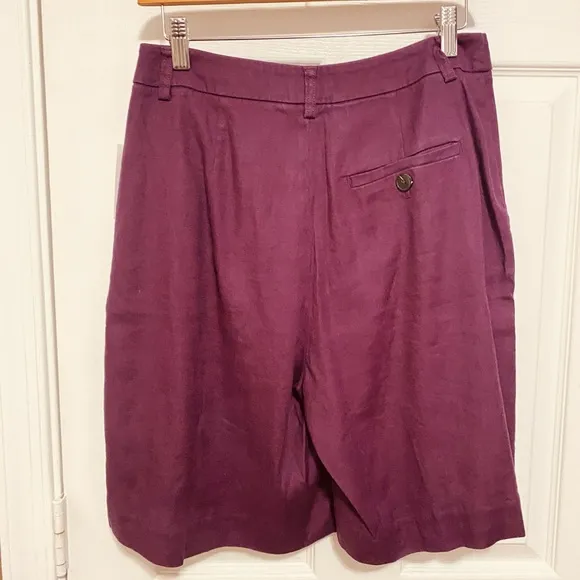 ANTHROPOLOGIE Maeve Avery Pleated Trouser Shorts