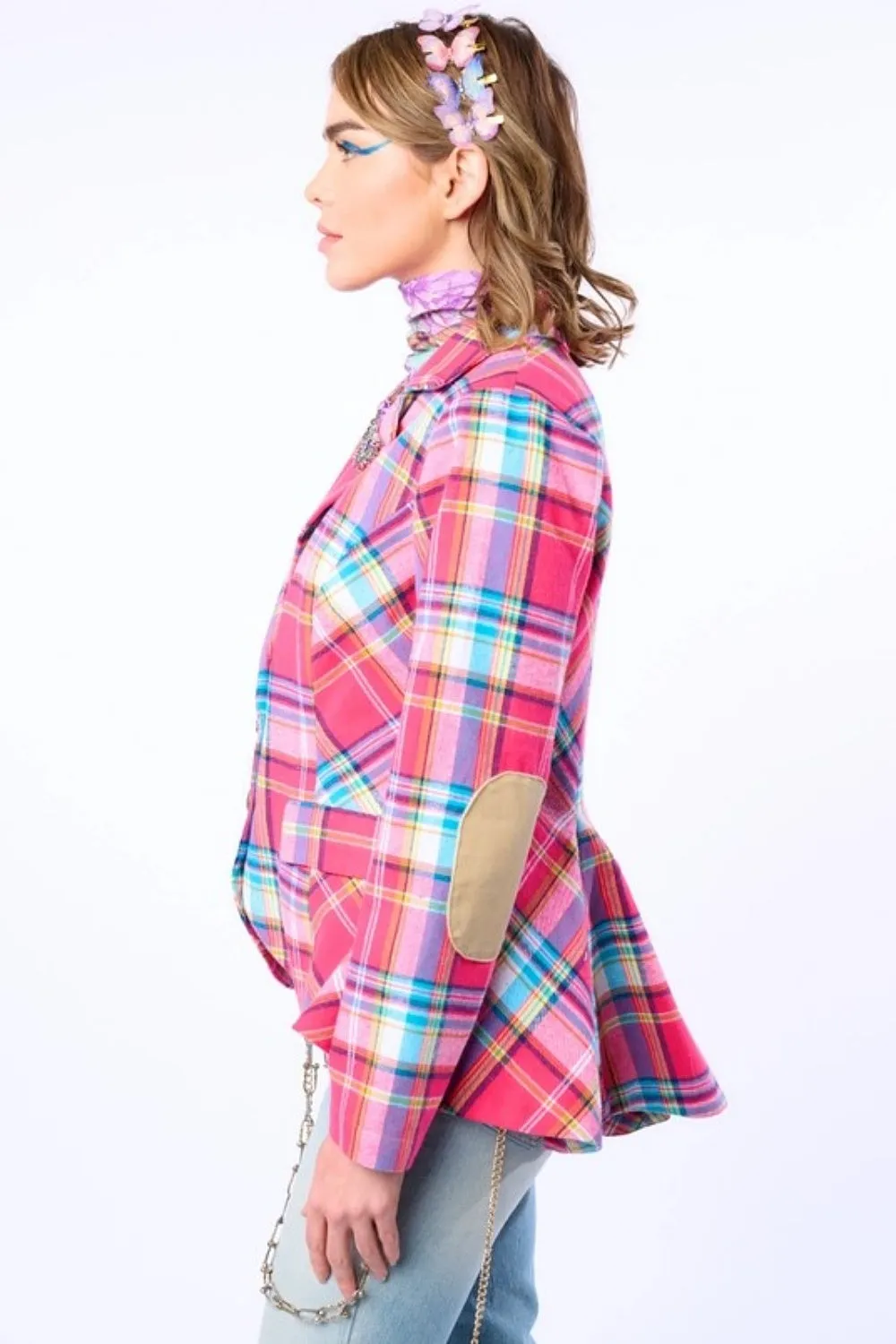 ARATTA DULCE PLAID BLAZER