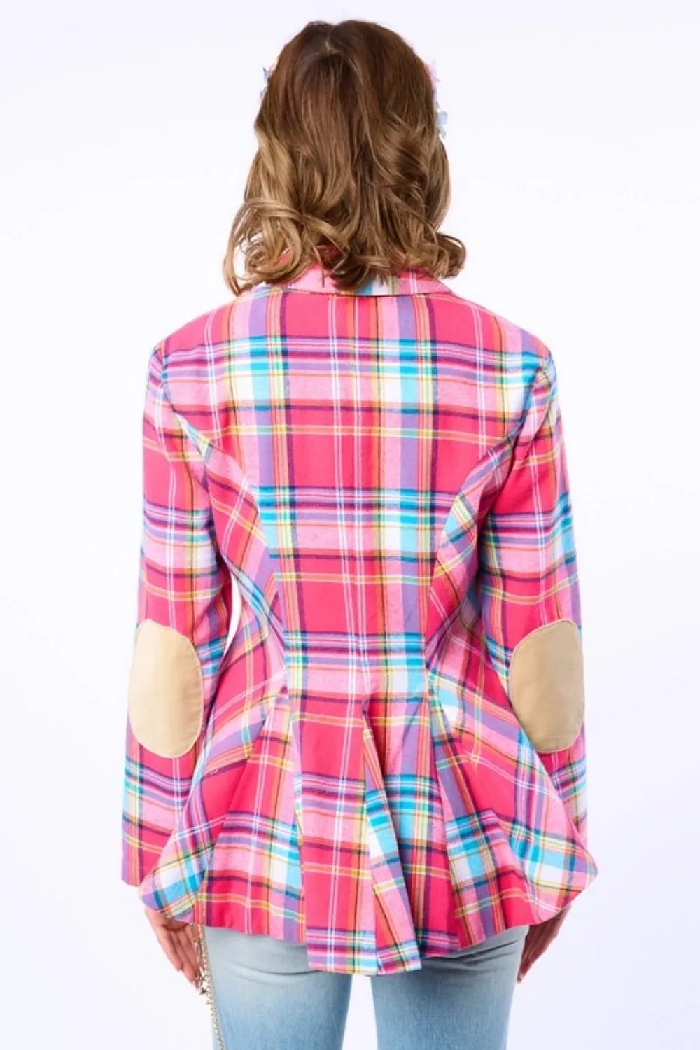 ARATTA DULCE PLAID BLAZER