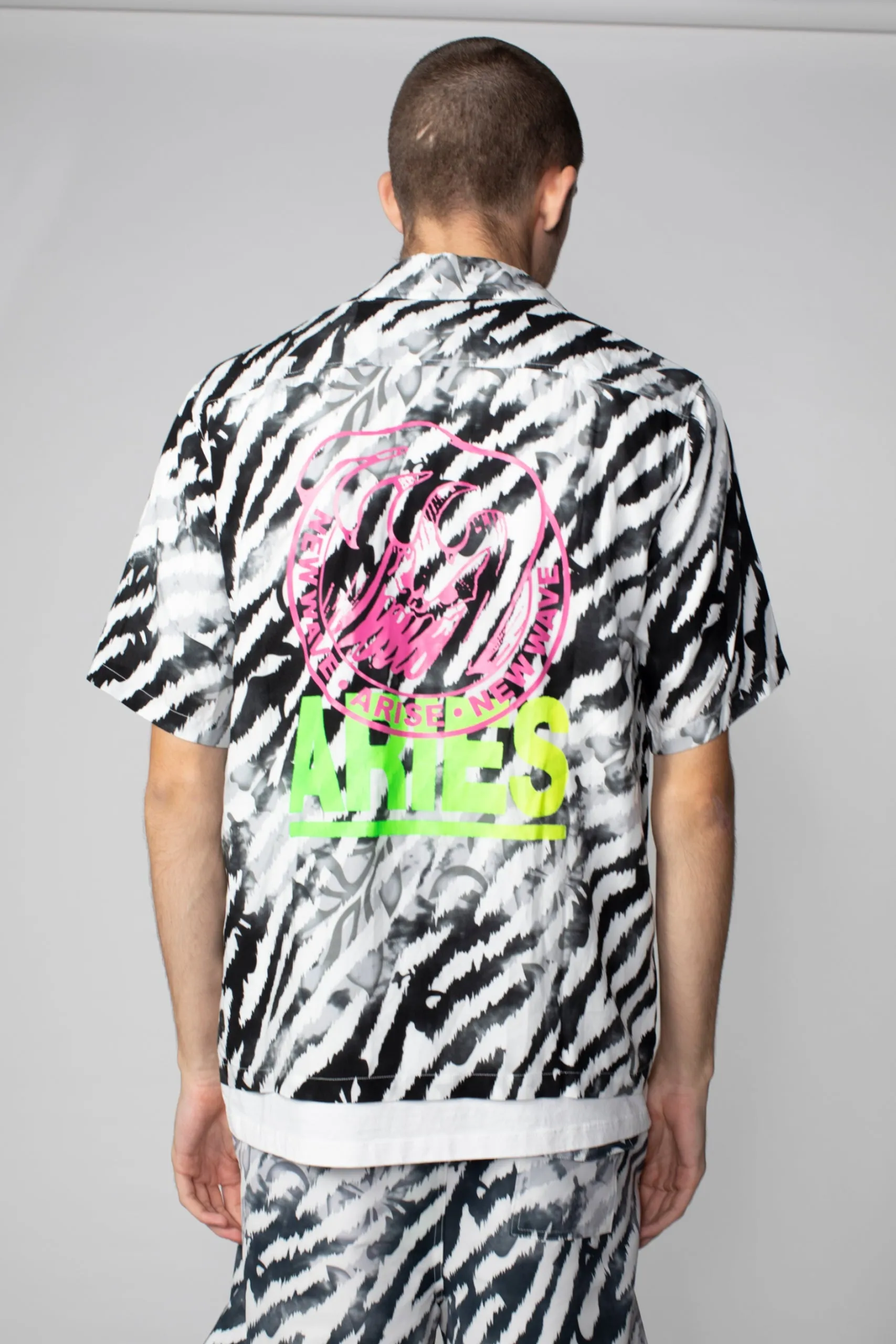 Aries Hibiscus Hawaiian Shirt Multi