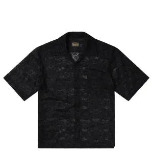 Aries Lace Hawaiian Shirt Black