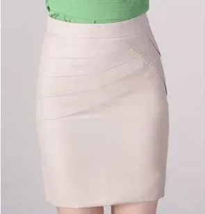 Autumn Winter Women Skirts Office Formal Pencil Skirts Casual Sexy Slim High Waist Knee-Length Midi Skirt Saia Plus Size