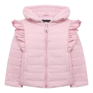 Baby Girls Pink Frill Jacket