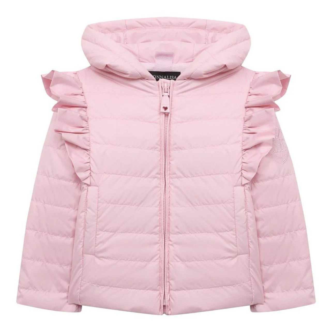 Baby Girls Pink Frill Jacket