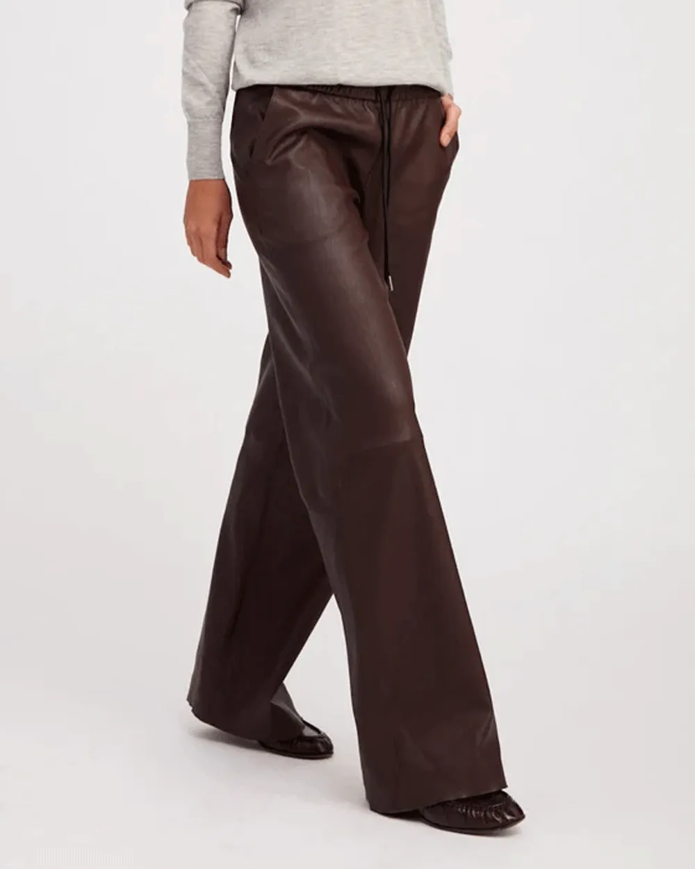 Baggy Athletic Sweatpant in Dark Chocolate