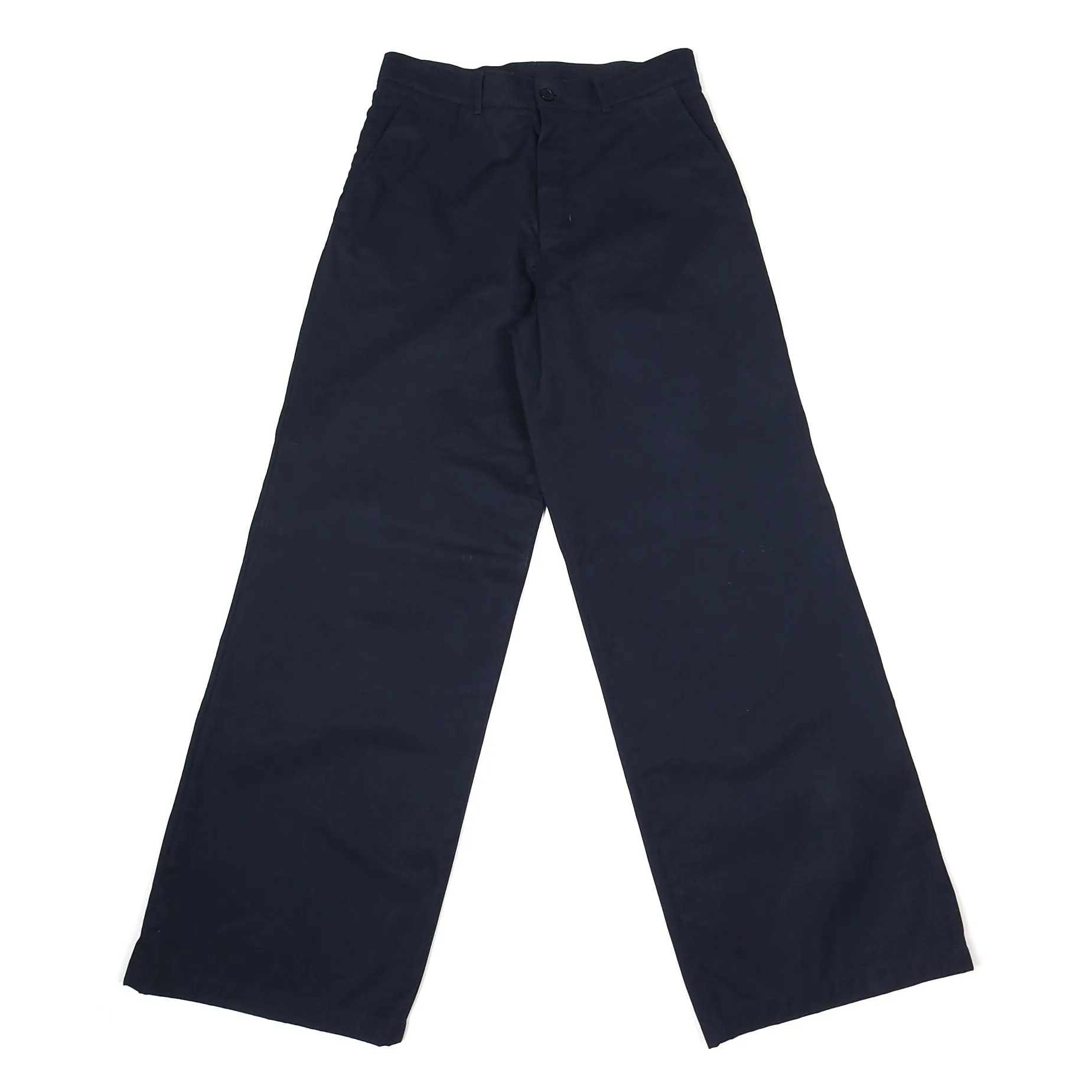 Balenciaga Navy Wide Leg Pants Size 46