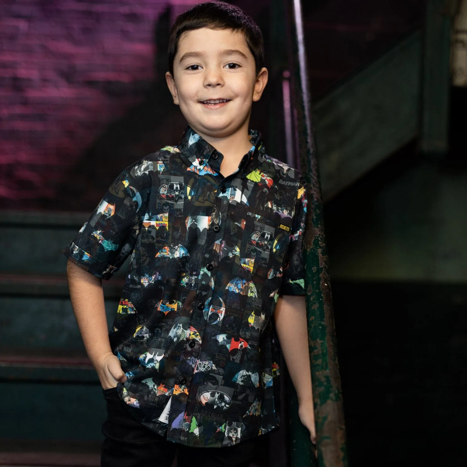 Batman "Age of the Bat" Youth –  KUNUFLEX Short Sleeve Shirt