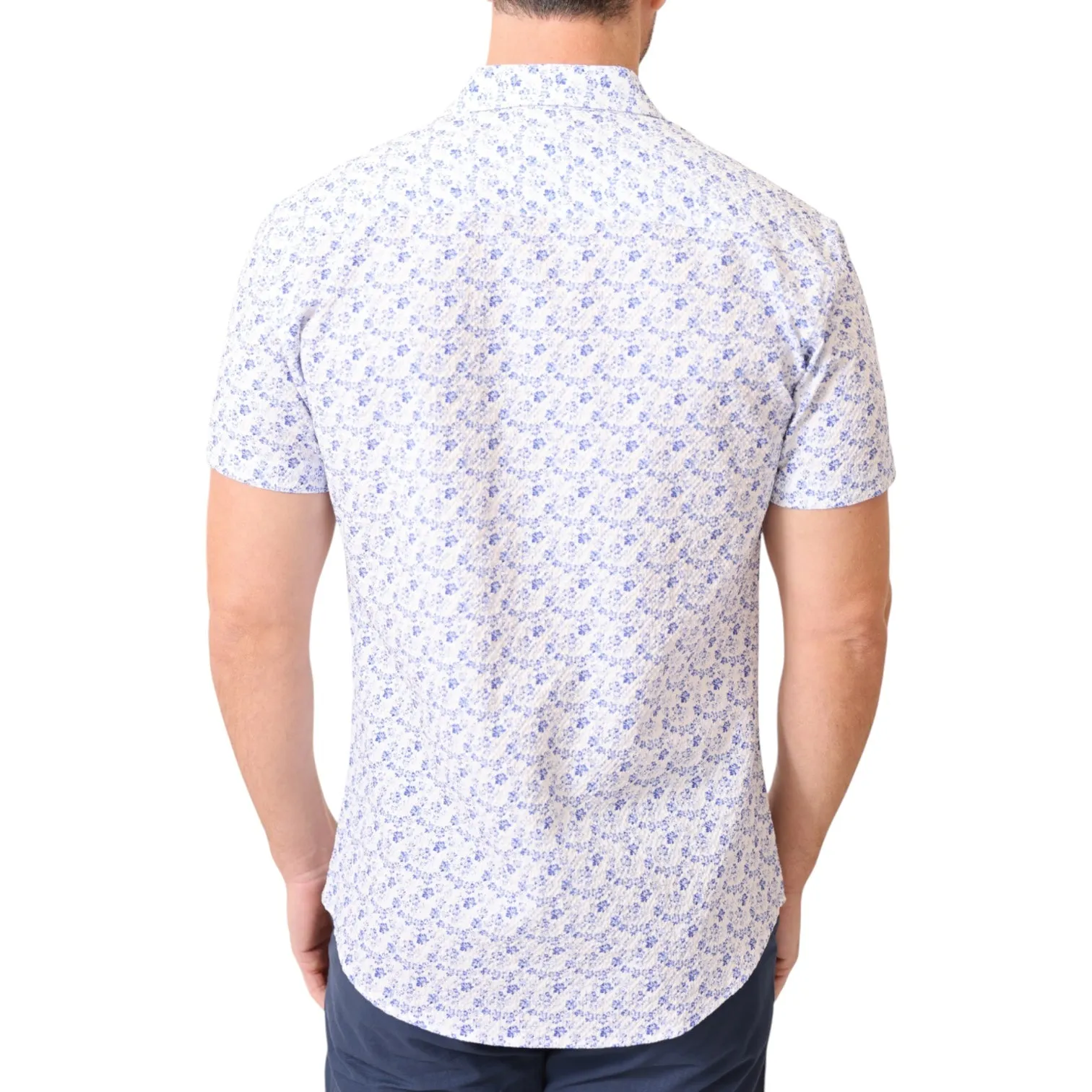 BE SPOKE: Floral Button Up SS 242104