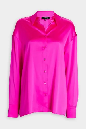 Bec Top in Neon Pink