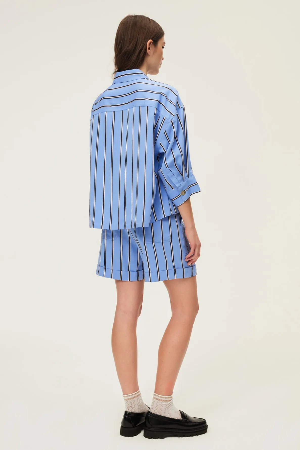 BELITYS BLUE STRIPED JACKET