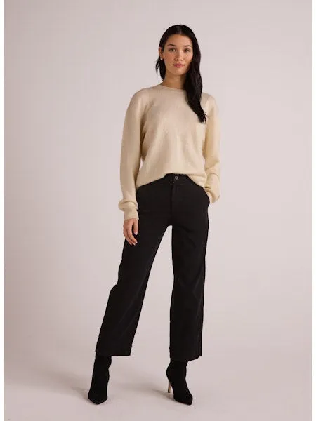Bella Dahl Saige Tuxedo Stripe Crop