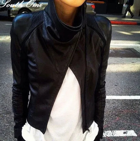 Biker Leather Suede jackets faux leather jacket for women's designer fashion outerwear jacket supernova jaqueta couro