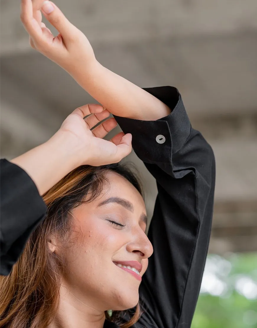 Black Artsy Shirt