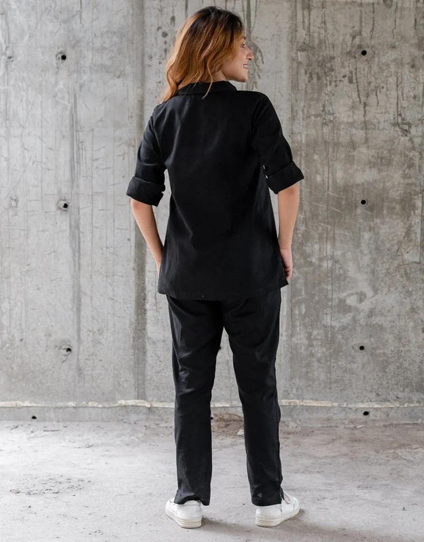Black Artsy Shirt