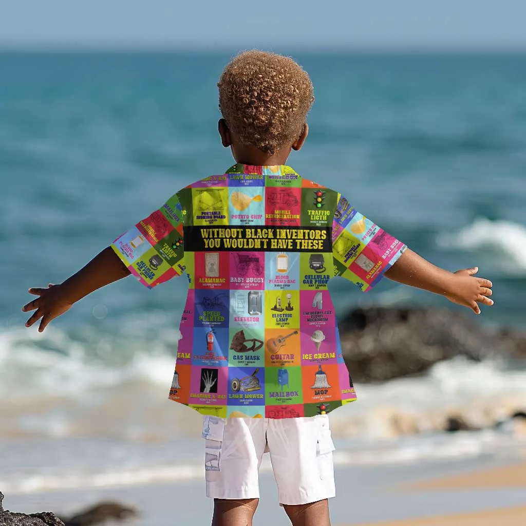 Black Inventions Kid Hawaiian Shirt African-American Inventors DT02