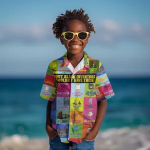 Black Inventions Kid Hawaiian Shirt African-American Inventors DT02