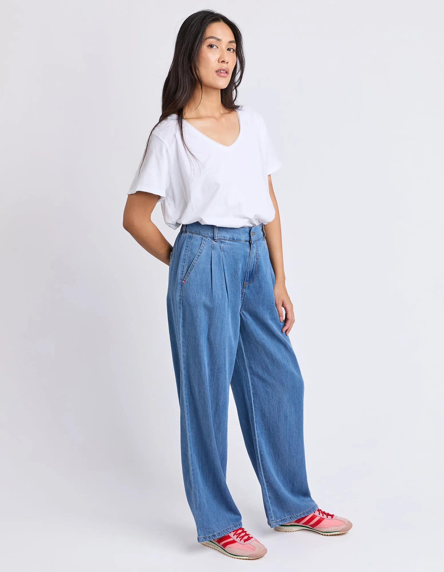 BLAIRE DENIM PANT || BLUE